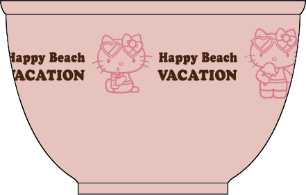 【HELLO KITTY】木目ボウルS