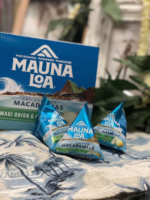 Alohastreet Select アロハストリート セレクト Mauna Loa マウナロア マウイオニオン ガーリックマカデミアナッツミニパック 14g 9袋