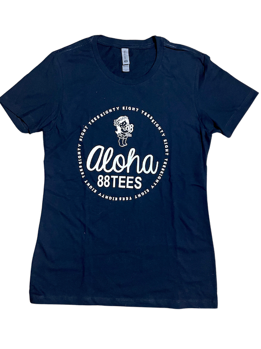 【ハワイ直輸入!!】【88tees】レディースTシャツ<yaya_aloha>【１点までメール便配送OK！送料250円】