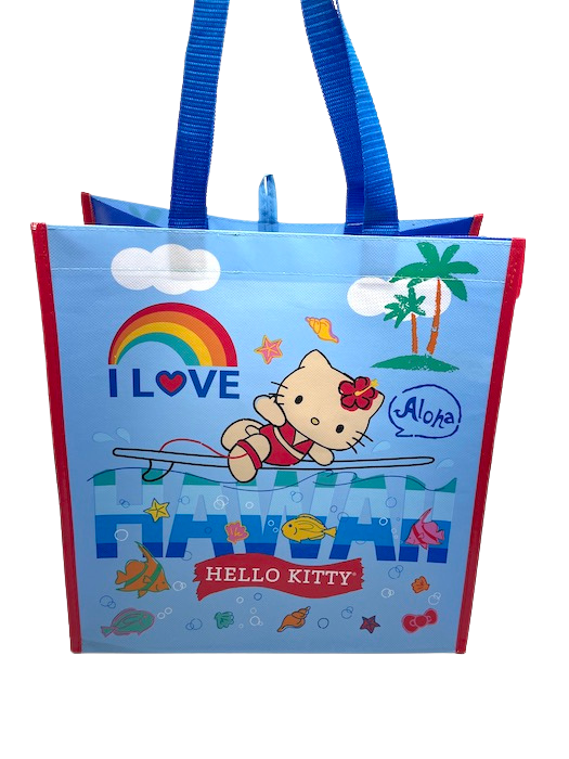 【ハワイ直輸入!!】【ABC STORES Hawaii】HELLO KITTYコラボトートバッグ<Surf>【１点までメール便配送OK！送料250円】