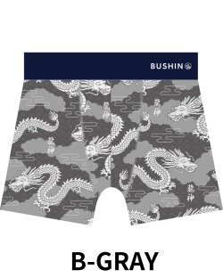 BUSHINボクサーパンツ　Japanese Style　DRAGON【２点までメール便配送OK！送料250円】