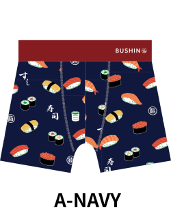 BUSHINボクサーパンツ　Japanese Style　SUSHI【２点までメール便配送OK！送料250円】