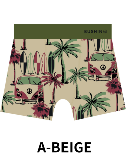 BUSHINボクサーパンツ　California Style　VINTAGE BUS【２点までメール便配送OK！送料250円】