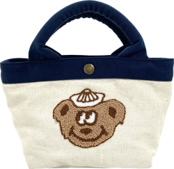 相良刺繍クマミニトート