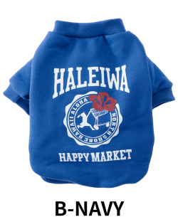 【HALEIWA HAPPY MARKET】【ペットアイテム2025AW】犬用クールネックスウェット　2506【２点までメール便配送OK！送料250円】