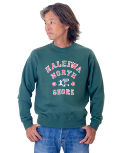 【HALEIWA HAPPY MARKET2026秋冬】HHMクルーネックスウェット（裏毛）　2618【受注生産】