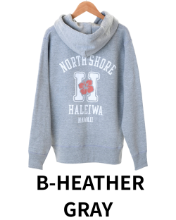 【HALEIWA HAPPY MARKET2026秋冬】HHMジップパーカー(裏起毛)　2622【受注生産】