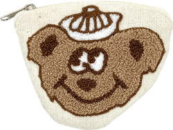 相良刺繍クマ コインケース【メール便配送OK！送料250円】