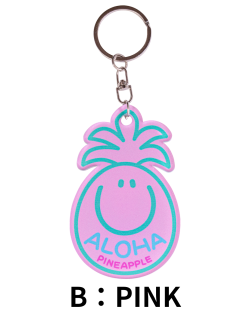 【Pukana2026春夏】【Mililani Mari Nakaneコラボ】アクリルキーホルダー　パイン【５点までメール便配送OK！送料250円】