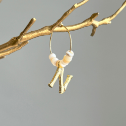 【サージカルステンレス】イニシャルピアス【メール便配送OK！送料250円】