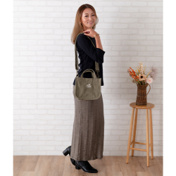 キャンバスALOHA刺繍2WAYトート【１点までメール便配送OK！送料250円】