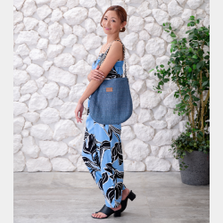 ストローショルダーバッグ