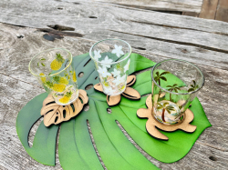 ウッドコースター【１点までメール便配送OK！送料250円】