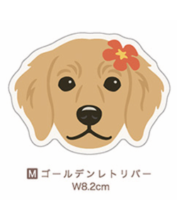 【Pukana2026秋冬】 ALOHAわんちゃんステッカー　2510【１０点までメール便配送OK！送料250円】