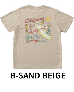 【Pukana2026秋冬】World Vintage Tシャツ CALIFORNIA　2626【２点までメール便配送OK！送料250円】【受注生産】