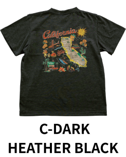 【Pukana2026秋冬】World Vintage Tシャツ CALIFORNIA　2626【２点までメール便配送OK！送料250円】【受注生産】