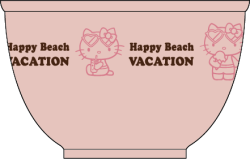 【HELLO KITTY】木目ボウルS