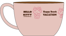 【HELLO KITTY】木目マグカップ