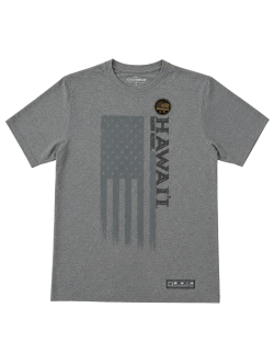 【ハワイ大学オフィシャルグッズ】Colosseum Athleticsコラボハワイ大学Tシャツ　001GRAY Lサイズ【１点までメール便配送OK！送料250円】