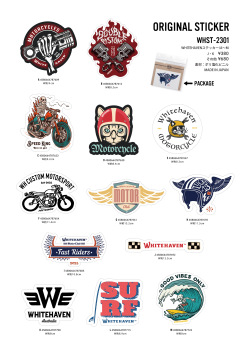 【WHITEHAVEN】ステッカー【５点までメール便配送OK！送料250円】