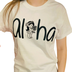 【ハワイ直輸入!!】【88tees】レディースTシャツ<yaya_aloha>【Tシャツ2点までメール便配送OK！送料250円】