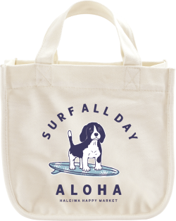 【HALEIWA HAPPY MARKET2026春夏】ミニトートバッグDOG【１点までメール便配送OK！送料250円】