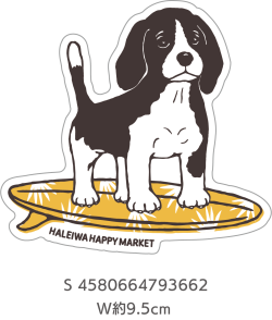 【HALEIWA HAPPY MARKET2026春夏】HHMステッカー2401【１０点までメール便配送OK！送料250円】
