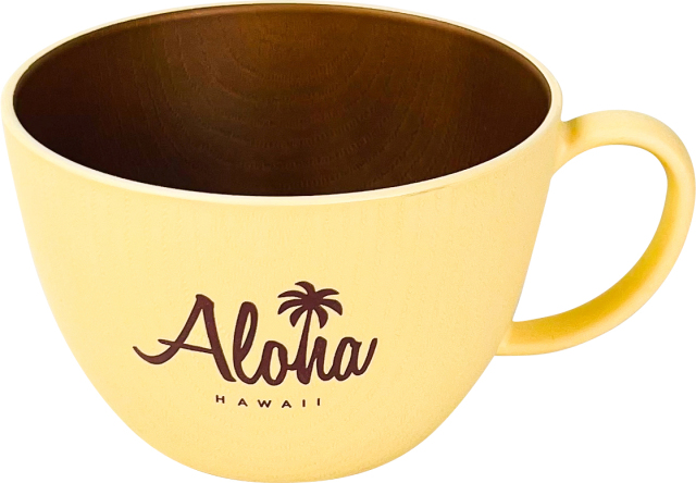 ALOHA 木目カップ