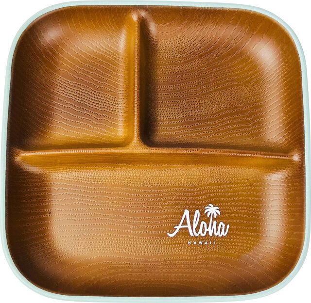 ALOHA 木目スクエアワンプレート