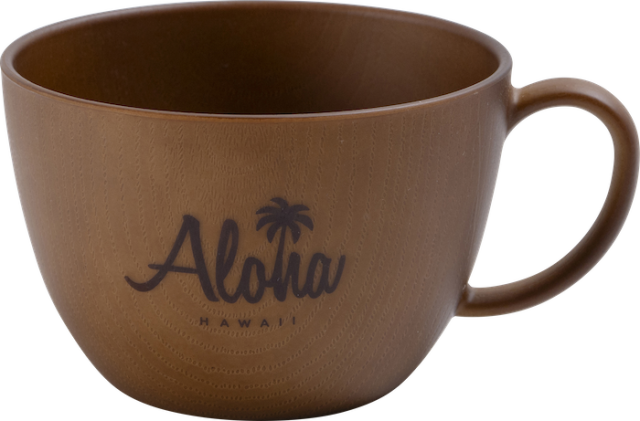 ALOHA 木目カップ
