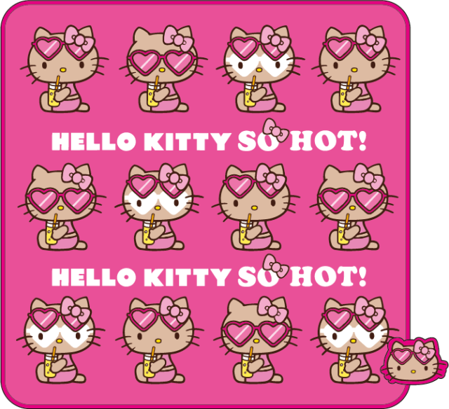 Hello Kitty タオルケット トロピカル　フラミンゴデザイン Hello Kitty タオルケット トロピカル フラミンゴデザイン 楽天