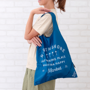 HALEIWA 粒エコバッグ Lサイズ【２点までメール便配送OK！送料250円】/B-NAVY