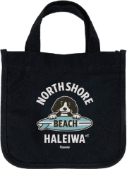 HALEIWA HAPPY MARKET ミニトート DOG【１点までメール便配送OK！送料250円】/E-BLACK