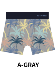 BUSHINボクサーパンツ　California Style　YASHI【２点までメール便配送OK！送料250円】/A-GRAY