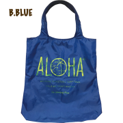 【HALEIWA HAPPY MARKET2026春夏】エコバッグ【３点までメール便配送OK！送料250円】/B.ネイビー/ALOHA