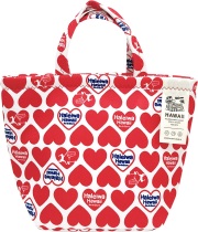 【HALEIWA HAPPY MARKET2026春夏】HALEIWA ネオプレン保冷バッグ/A.ハート/レッド