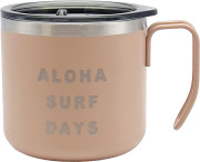 HALEIWA ステンレスマグカップ蓋付き 350ml/BEIGE