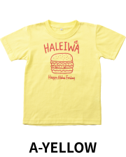 【HALEIWA HAPPY MARKET2026春夏】HHM Kids Tシャツ　2612【２点までメール便配送OK！送料250円】/A-YELLOW