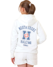 【HALEIWA HAPPY MARKET2026秋冬】HHMジップパーカー(裏起毛)　2622【受注生産】/A-WHITE