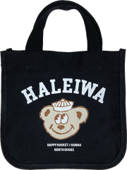 HALEIWA HAPPY MARKET ミニランチバッグ【メール便配送OK！送料250円】/F-BLACK