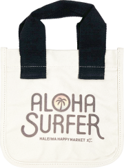 HALEIWA HAPPY MARKET ワイドハングルミニバッグ【メール便配送OK！送料250円】/A-IVORY/BLACK