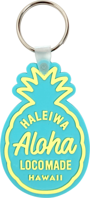 【HALEIWA HAPPY MARKET2026春夏】ラバーキーリング　パイナップル【３点までメール便配送OK！送料250円】/C-SAX