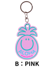 【Pukana2026春夏】【Mililani Mari Nakaneコラボ】アクリルキーホルダー　パイン【５点までメール便配送OK！送料250円】/B：PINK