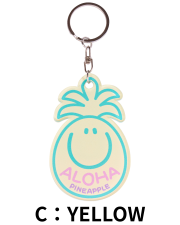 【Pukana2026春夏】【Mililani Mari Nakaneコラボ】アクリルキーホルダー　パイン【５点までメール便配送OK！送料250円】/C：YELLOW