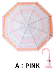 【Pukana2026春夏】【Mililani Mari Nakaneコラボ】ビニール傘/A：PINK