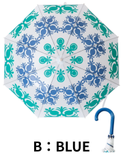 【Pukana2026春夏】【Mililani Mari Nakaneコラボ】ビニール傘/B：BLUE
