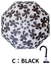 【Pukana2026春夏】【Mililani Mari Nakaneコラボ】ビニール傘/C：BLACK