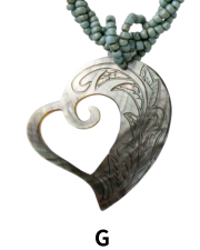 【Pukana2026春夏】ピュアビーズネックレス【３点までメール便配送OK！送料250円】/G