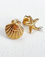 【Pukana2026春夏】シェル＆ヒトデピアス【５点までメール便配送OK！送料250円】