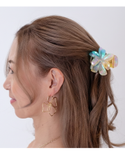 【Pukana2026春夏】プルメリアオーロラヘアクリップ